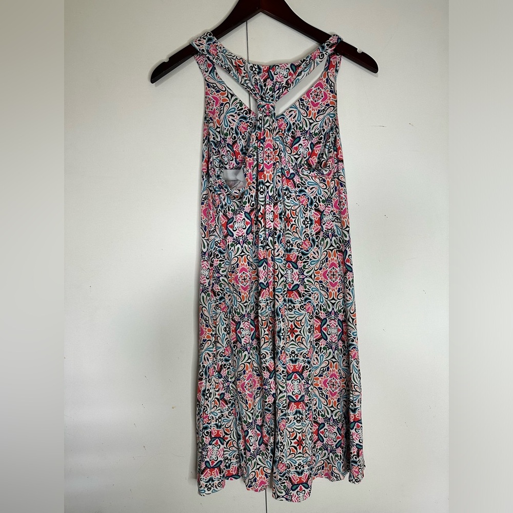 Cynthia Rowley Colorful Print Racerback Dress - Picture 4 of 5